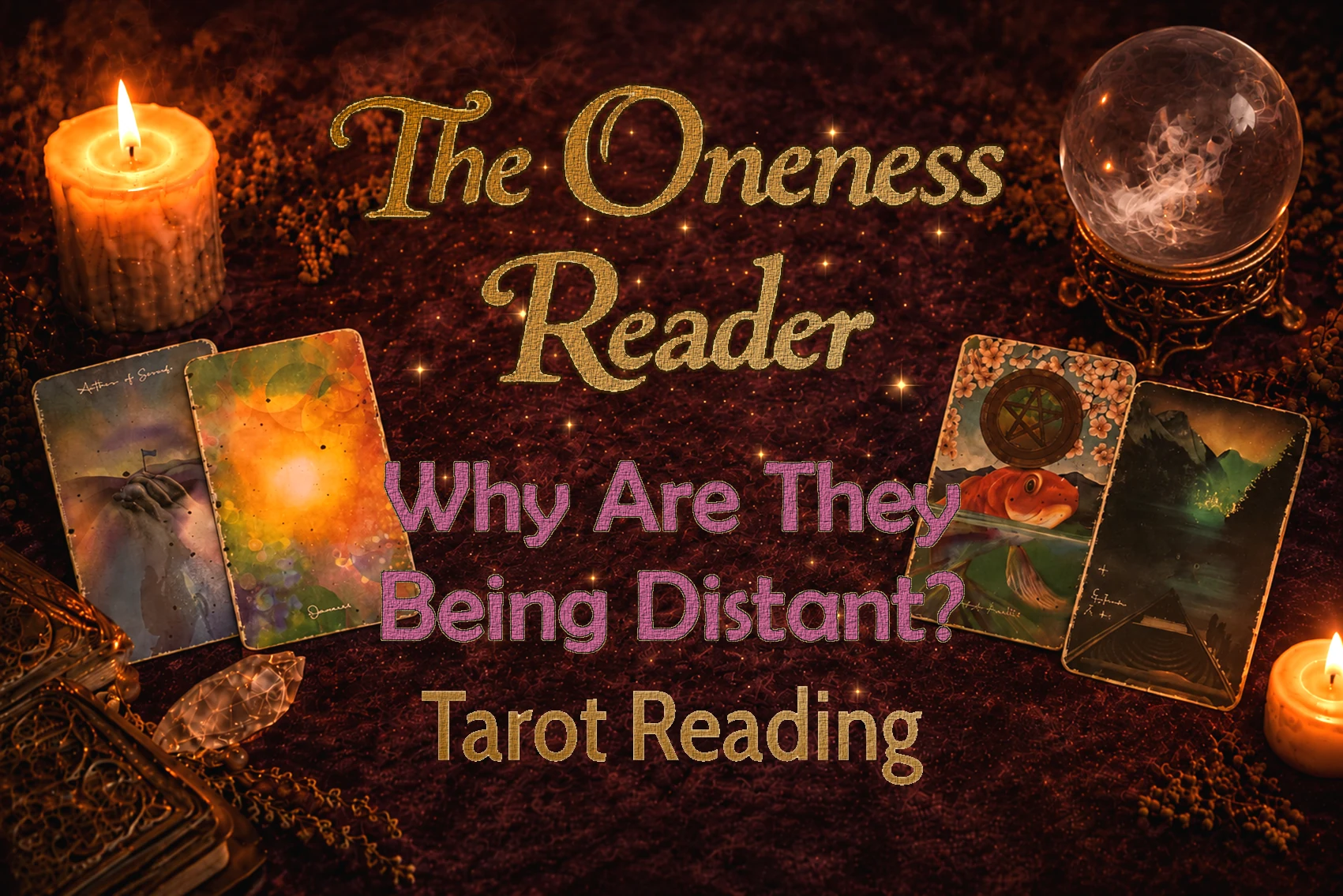 Why Are They Being Distant tarot reading artwork